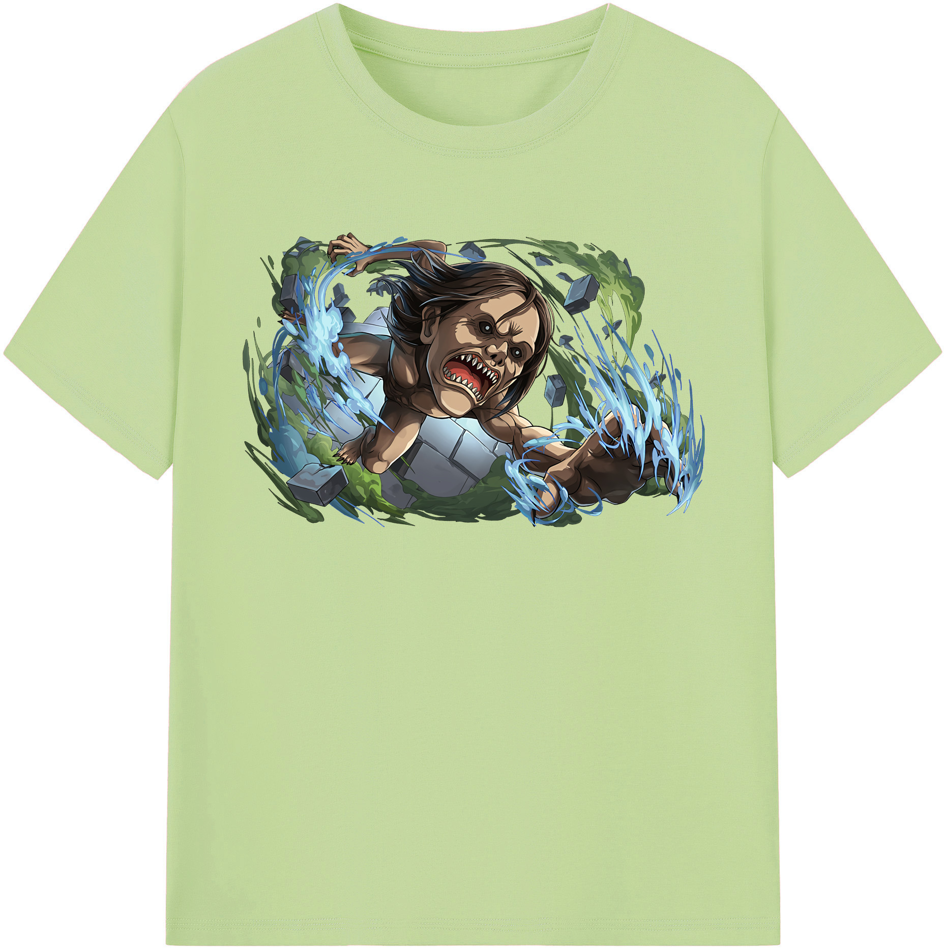 （画像用） 進撃の巨人 Attack on Titan 綿100％半袖Tシャツ（フロントプリント）